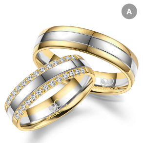 Eksklusive Vielsesringe Marry Me GO553