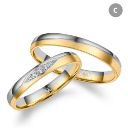 Eksklusive Vielsesringe Marry Me GO554