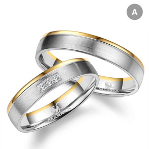 Eksklusive Vielsesringe Marry Me GO555