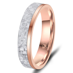 Vielsesringe Rustfri St�l og Carbon CA21