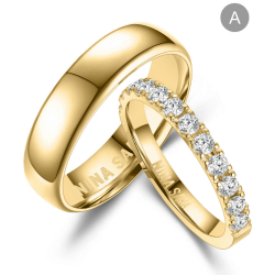 Eksklusive Vielsesringe Marry Me Classic NS541