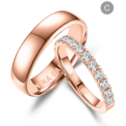 Eksklusive Vielsesringe Marry Me Classic NS541