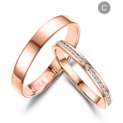 Eksklusive Vielsesringe Marry Me Classic NS544