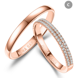 Eksklusive Vielsesringe Marry Me Classic NS563