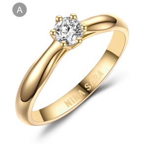Forlovelsesring 14 Karat Guld NS607-A