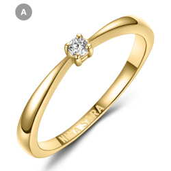 Forlovelsesring 14 Karat Guld NS608-A