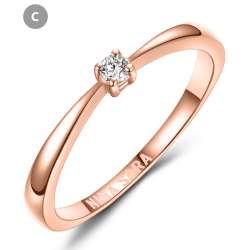 Forlovelsesring 14 Karat Rdguld NS608-C