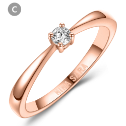 Forlovelsesring 14 Karat Rdguld NS609-C