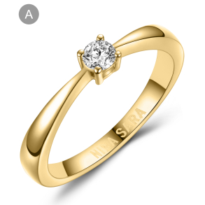 Forlovelsesring 14 Karat Guld NS610-A