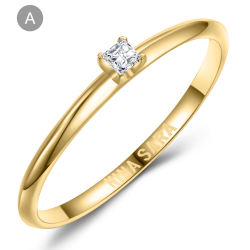 Forlovelsesring 14 Karat Guld NS612-A