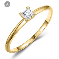 Forlovelsesring 14 Karat Guld NS614-A