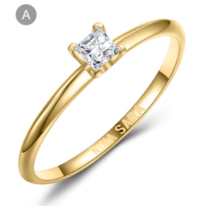 Forlovelsesring 14 Karat Guld NS614-A