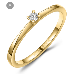 Forlovelsesring 14 Karat Guld NS615-A