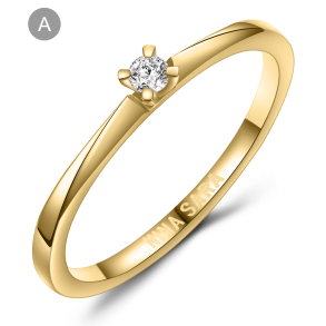 Forlovelsesring 14 Karat Guld NS615-A