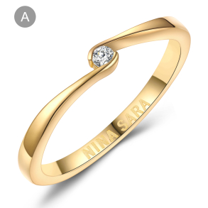 Forlovelsesring 14 Karat Guld NS628-A