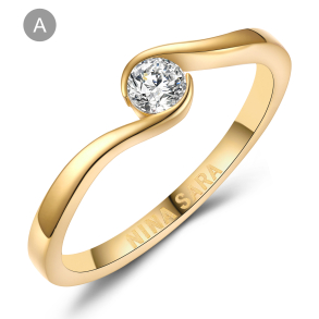 Forlovelsesring 14 Karat Guld NS630-A