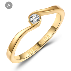 Forlovelsesring 14 Karat Guld NS632-A