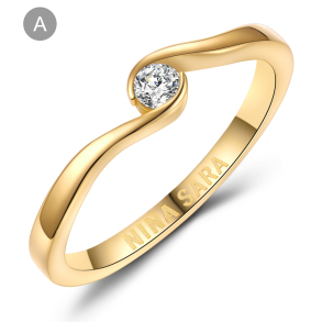 Forlovelsesring 14 Karat Guld NS632-A