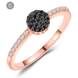 Forlovelsesring 14 Karat Rdguld NS633-C