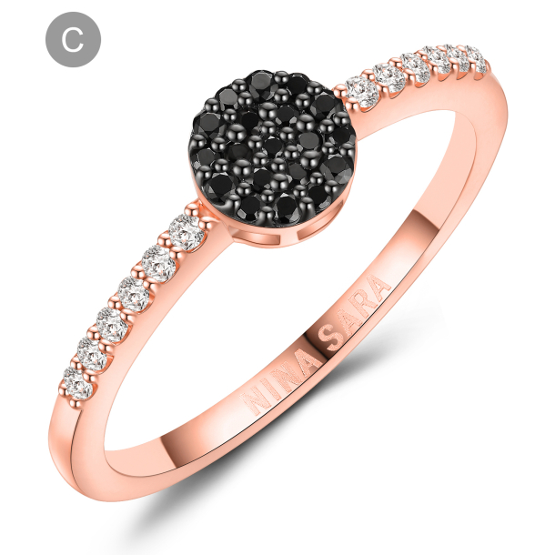 Forlovelsesring 14 Karat Rdguld NS633-C