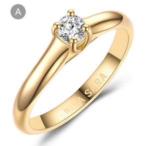 Forlovelsesring 14 Karat Guld NS635-A