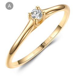 Forlovelsesring 14 Karat Guld NS636-A