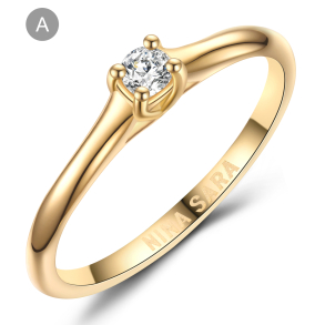 Forlovelsesring 14 Karat Guld NS637-A