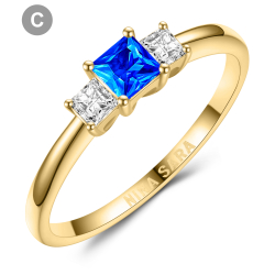 Forlovelsesring 14 Karat Guld NS638-C