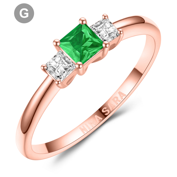 Forlovelsesring 14 Karat Rdguld NS638-G