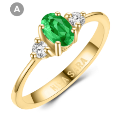 Forlovelsesring 14 Karat Guld NS639-A