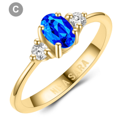 Forlovelsesring 14 Karat Guld NS639-C