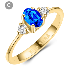 Forlovelsesring 14 Karat Guld NS639-C