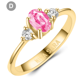 Forlovelsesring 14 Karat Guld NS639-D