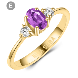 Forlovelsesring 14 Karat Guld NS639-E