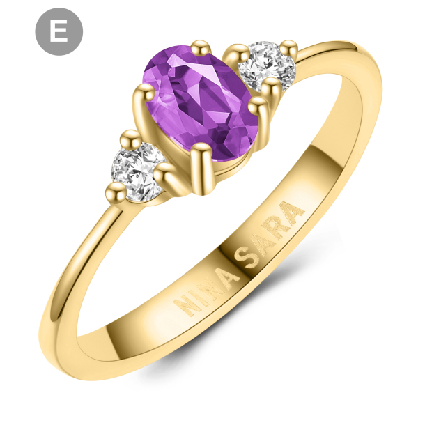 Forlovelsesring 14 Karat Guld NS639-E