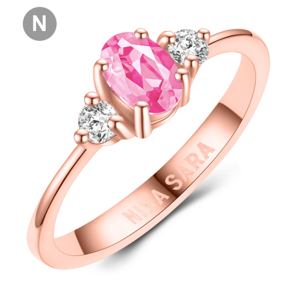 Forlovelsesring 14 Karat Rdguld NS639-N