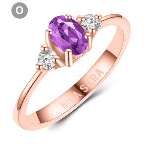 Forlovelsesring 14 Karat Rdguld NS639-O