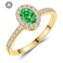 Forlovelsesring 14 Karat Guld NS642-A