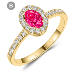 Forlovelsesring 14 Karat Guld NS642-B