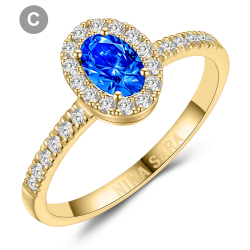 Forlovelsesring 14 Karat Guld NS642-C