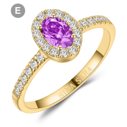 Forlovelsesring 14 Karat Guld NS642-E