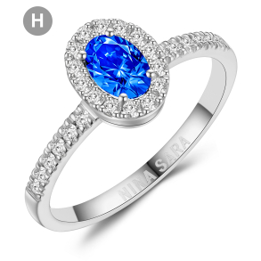 Forlovelsesring 14 Karat Hvidguld NS642-H