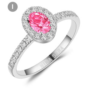 Forlovelsesring 14 Karat Hvidguld NS642-I