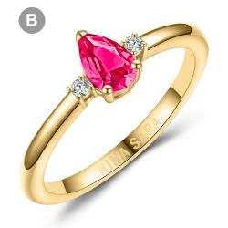 Forlovelsesring 14 Karat Guld NS643-B