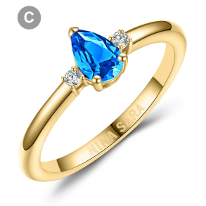 Forlovelsesring 14 Karat Guld NS643-C