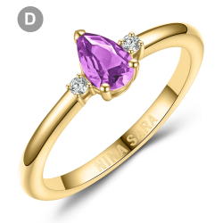 Forlovelsesring 14 Karat Guld NS643-D