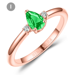 Forlovelsesring 14 Karat Rdguld NS643-I