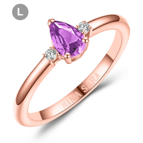 Forlovelsesring 14 Karat Rdguld NS643-L