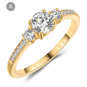 Forlovelsesring 14 Karat Guld NS645-A