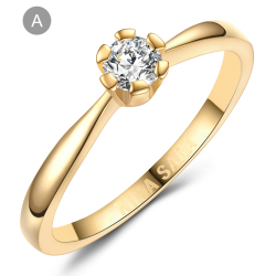 Forlovelsesring 14 Karat Guld NS647-A